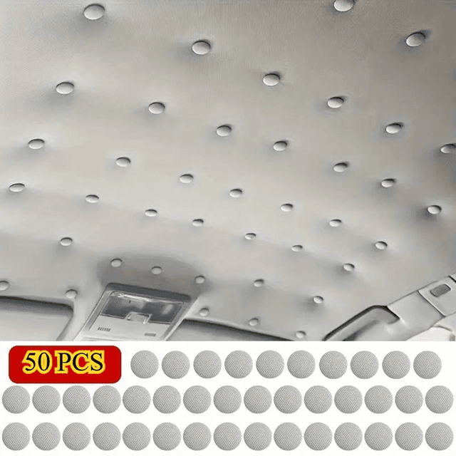 TEMU 50 ks Sada vánočních dárků na střechu – knoflíky pro opravu interiéru auta, snadná instalace, dekorace na narozeniny – Získejte můj denní dárek