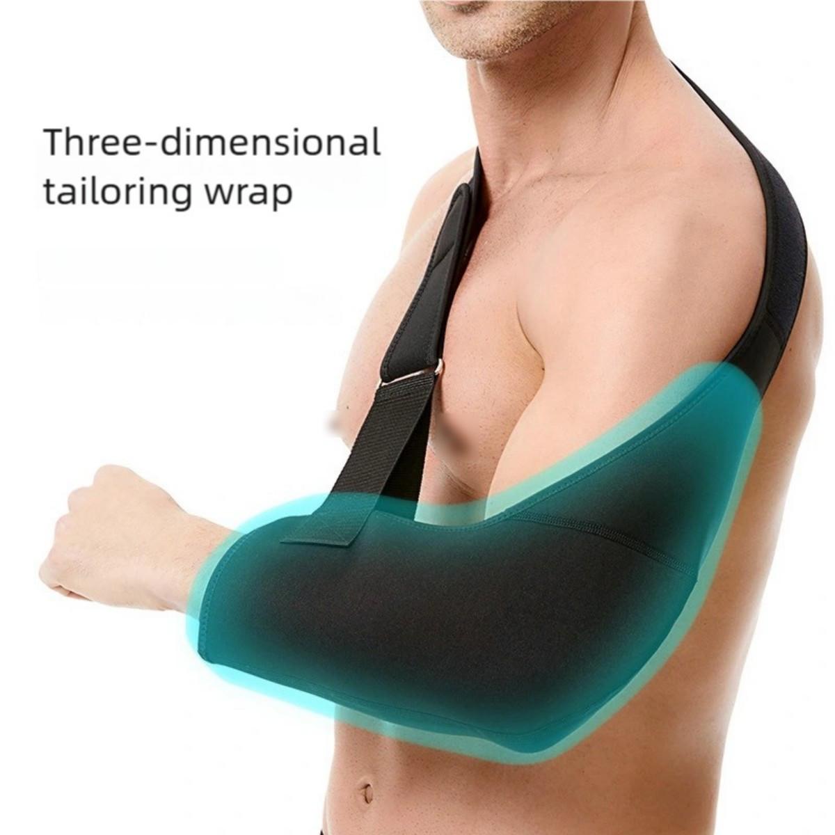 TEMU Adjustable Arm Sling - Compression Arm Immobilizer And Shoulder , Fits All, High-quality Material, Unisex Design For Men And Women, Hand Wash , Arm Support, , Durable Construction