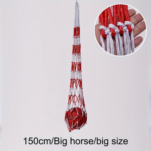 TEMU 1 Slow Feeding Hay Bag For Horses, With Rhombus Pattern Mesh, Durable Pet Material, Length 55cm-150cm, Suitable For And Farms Or Ranches. The 55cm Size Fits Ponies Or Sheep