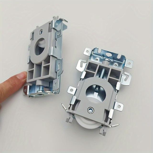 TEMU 2pcs Household Sliding Door Bottom Rollers, Sliding For Home Wardrobes And Cabinets