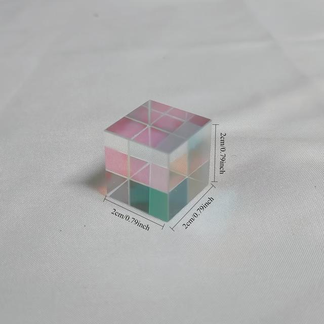 TEMU Optical Glass Prism - Rgb Spectral , Color Mixing, Glass Fiber Material