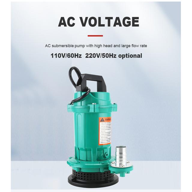 TEMU Cutting Sewage Pump 220v Submersible Pump Household Stainless Steel Septic Tank Sewage Self-priming Cutting Pump Special Irrigation Pump