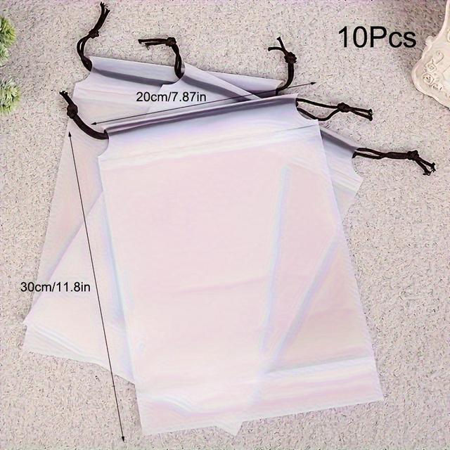 TEMU Набір з 10 Органайзерів для Білизна в Подорожі зі Шнурком та Відділеннями для Одягу та Взуття