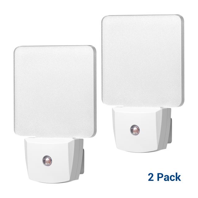 TEMU Dewenwils 2-pack Night Light For Christmas And New Year 120vac 9000-12000k Daylight Auto (3 Lux) 30, 000-hour