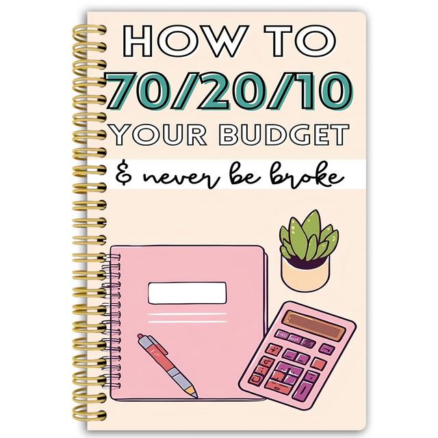 TEMU 1pc Spiral Notebook For Family Records | Expenditure Tracking | Income And Expenditure Tracking | Savings Goals, Adult, Family, And Office Books