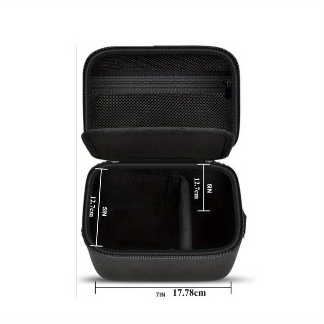 TEMU Koffer Kompatibel für Canon EOS R100 R50 Spiegellose Kamera mit Objektiv-Set, Reiseaufbewahrungstasche für Videokameras und Digitalkameras, SD-Karte, Akku, Ladekabel & Adapter (Nur Box)