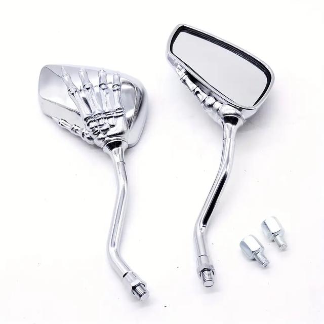 TEMU 2 Universal -shaped Bicycle Rearview Mirrors, No Charging Required, Suitable For Most Bikes, Stylish Riding Additions, Essential Gear For Outdoor Cycling