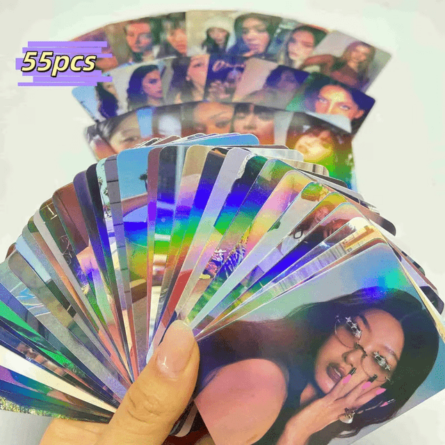 TEMU 55pcs K-a- Group Themed Photo Cards | Durable Card Stock, Ideal For Album Additions, Decorations, Collectibles, Trading Cards, , And Aesthetic Cards, Perfect Gift For Fans