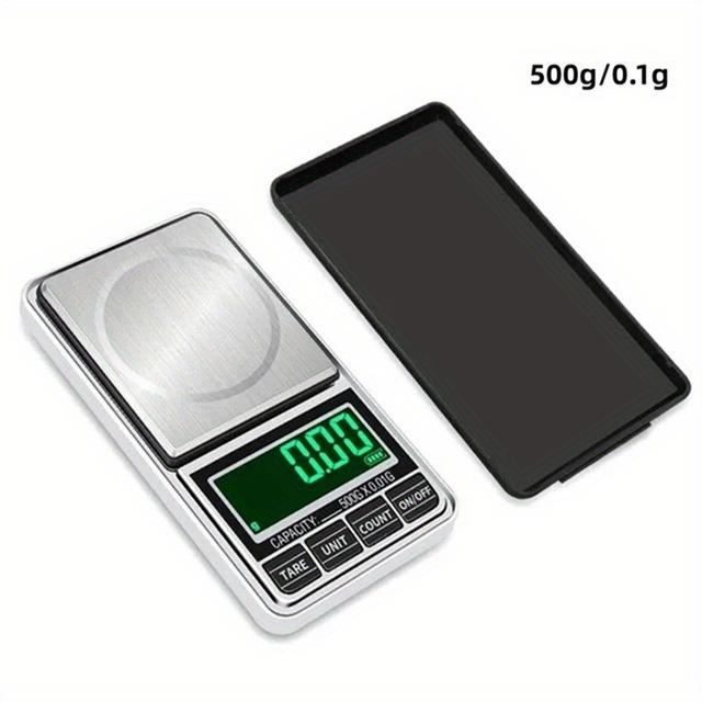TEMU Báscula Digital de Alta Precisión 0.01G para Joyería con Pantalla LCD, Báscula Electrónica de Bolsillo Portátil Ideal para Fabricación de Joyas, Cocina y Uso en Laboratorio