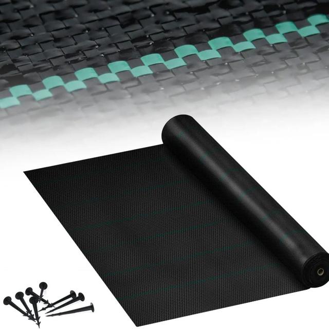 TEMU Control Fabric, Garden Fleece, Control Film, Garden Fleece, Water Permeable, 100 G/m², Anti-uv Control Fabric, Underbody Fabric, Control Film For Garden And Raised