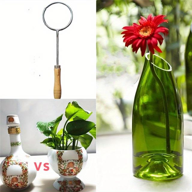 TEMU Ein manuelles Werkzeug zum Schneiden und Formen von Glasflaschen, mit dem Sie sie in dekorative Becher und Pflanzgefäße verwandeln können, ohne benötigen zu müssen.
