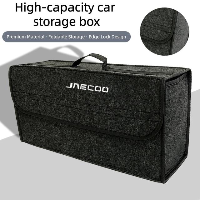 TEMU de almacenamiento de fieltro para maletero de coche Jaeeco, diseño plegable, asa portátil, ideal para almacenamiento