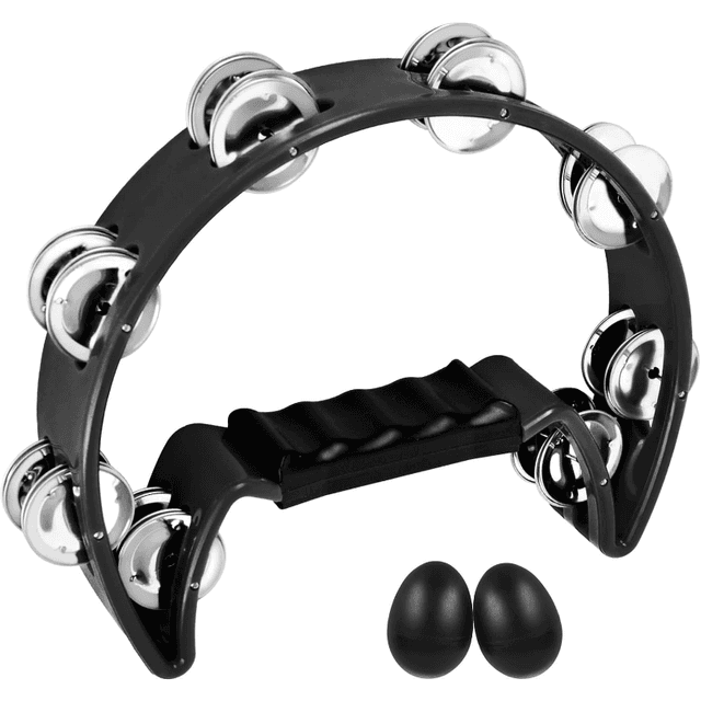 TEMU 3 Piezas de de Metal con Cascabeles - Instrumento de Percusión Portátil, Diseño en Forma de Media Luna, Material ABS Duradero, Ideal para Práctica Musical y Presentaciones, de