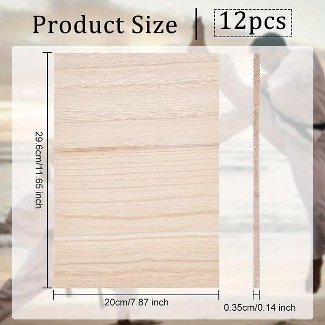 TEMU Set van 12 houten planken voor karate breken, afmeting 11.7X7.9X0.14 inch, ontworpen voor taekwondo training en oefening