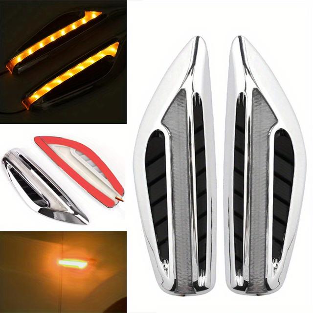 TEMU 2pcs Set 12v Car Dynamic Lights Car Parts For Various Cars Feature Safe And Good-looking