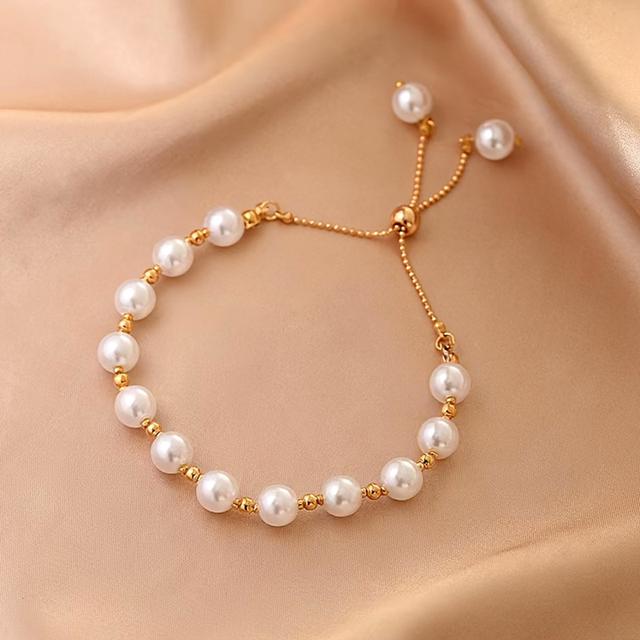 TEMU Pulsera de lujo ligero minimalista, nueva , estilo elegante, moda, joyería para fiestas, , exquisita, regalo de Navidad o