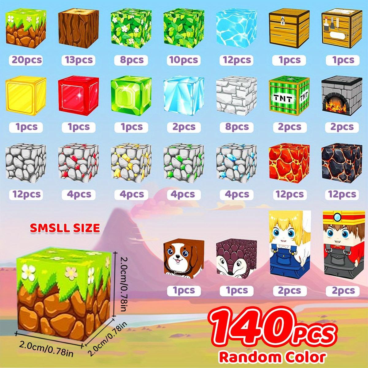 TEMU Bloques de Construcción Magnéticos y Set Temático de Lava, Regalo Educativo STEM, para Navidad, Pascua, Halloween, Ideal para Regalar, Un Gran Regalo de , Color Aleatorio