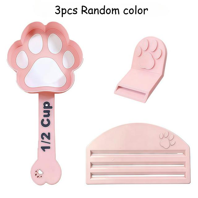 TEMU 3pcs/set Cat | Featuring A Squeeze Mechanism With Portable Can Opener And Paw Print Design, Easy To Clean, Nails Neat And Safe - Ideal For Cat Lovers And Manicure Enthusiasts, Made Of Pp Material