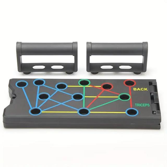 TEMU Multifunctional Home And Gym Push-up Training Board - An Ergonomic Push-up Training Board That Enhances Chest And Shoulder Strength, Strengthens Muscles, Improves Posture