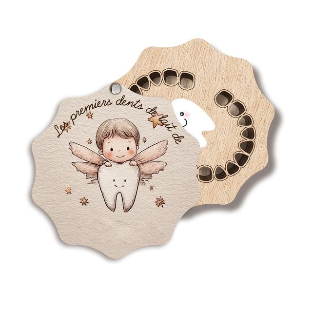 TEMU 1 de Recuerdos Personalizada para Dientes, con Diseños de y Azul, Personalizable con , Ideal para Guardar Dientes. para Regalos de Bautizo o , para , de Almacenamiento