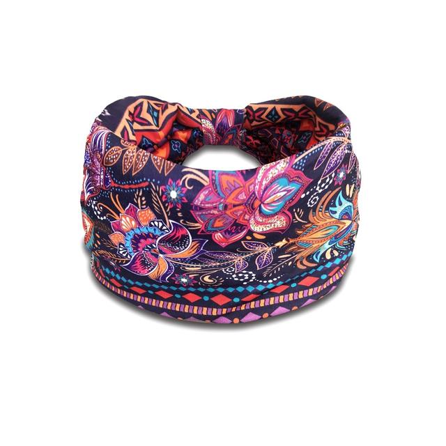 TEMU Vintage Tie-Dye para Mujeres Solteras - Nudo Multicolor para el Cabello (//) | Accesorio para Trenzas, Moños y de Caballo | Adecuado para Ocasiones Casuales y Especiales, Bodas, Uso Diario