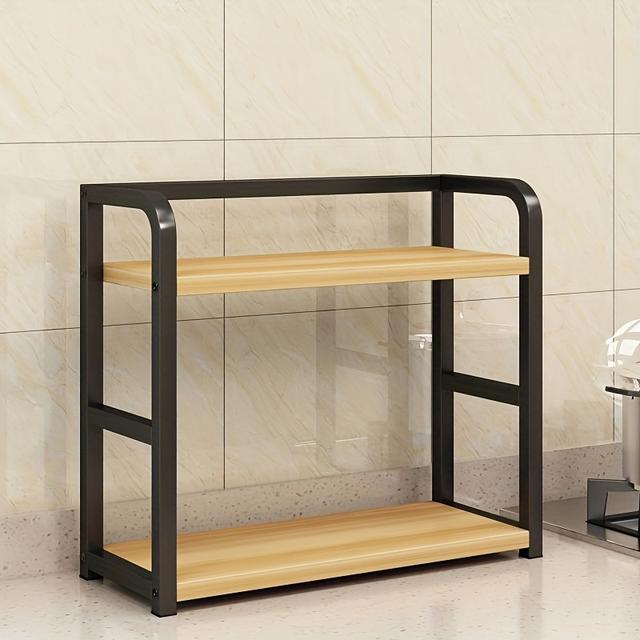 TEMU 1 db Dupla Rétegű Tárolópolc, Fűszerszervező, Asztali Rendező, Hálószoba, Fürdőszoba, Konyhai Kiegészítők, Tárolás és Rendezés, Gyakorlatos Polc