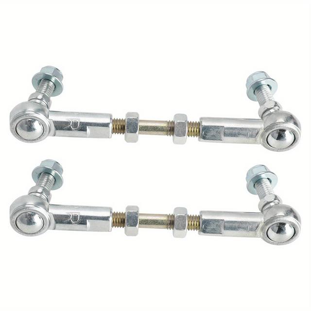 TEMU M8 Tie Rod For Mini Atv 4-wheelers Karts, 2x Steering Lever Joint Rod