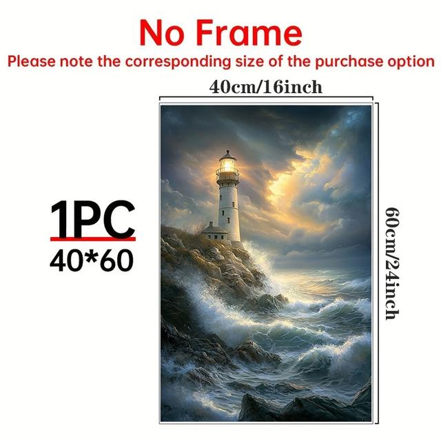TEMU 1pc de arte de pared de - Póster de de oceánicas, decoración sin para el hogar y , ideal para dormitorio, , cocina - Impresión en sin