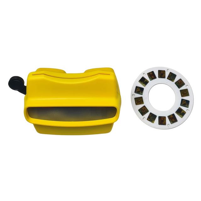 TEMU 1 مجموعة آلة مشاهدة ثلاثية الأبعاد مع شرائح - لعبة تعليمية ثلاثية الأبعاد مناسبة للأعمار 3 سنوات فما فوق، آلة تعليمية مع شرائح تفاعلية، هدية، جهاز تدريب ثلاثي الأبعاد لتنمية المهارات المعرفية