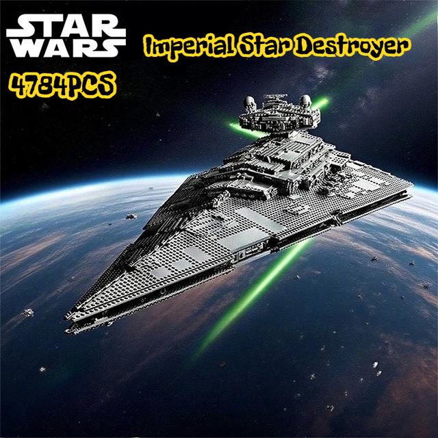 TEMU 4784 قطعة STAR WARS مكوك إمبراطوري متوافق مع 75252 للكبار 14+ هدايا عيد الميلاد صغيرة تجميع جزيئات ديكور منزلي صعب جدًا