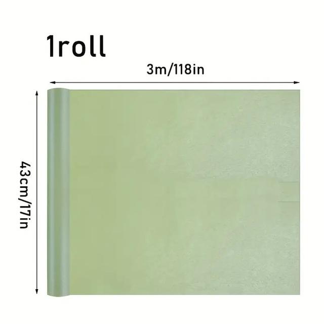 TEMU 1 Roll Of Green Wrapping Paper, 43.18cm X 300cm, Gift Wrapping Paper, Green Wrapping Paper, Suitable For Weddings, Baby Showers, Birthdays, Holidays, Christmas