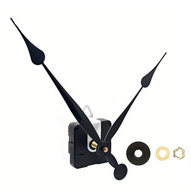 TEMU High-torque Quartz Clock Movement Kit With 7-inch Long Shovel-shaped Hands - Kit For Home, Cafe, Office, Or Gift, Battery-powered (aa Not Included)