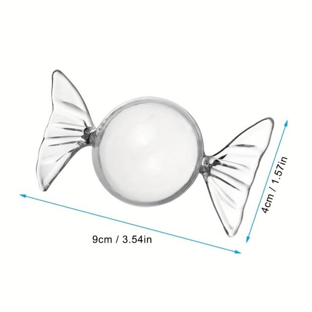 TEMU 60 Transparent Plastic Candy-shaped Boxes - Jewellery Storage Boxes Suitable For Weddings, Birthdays, Bridal Showers, Party Favors, Christmas, Halloween Decorations - Plastic Candy Boxes