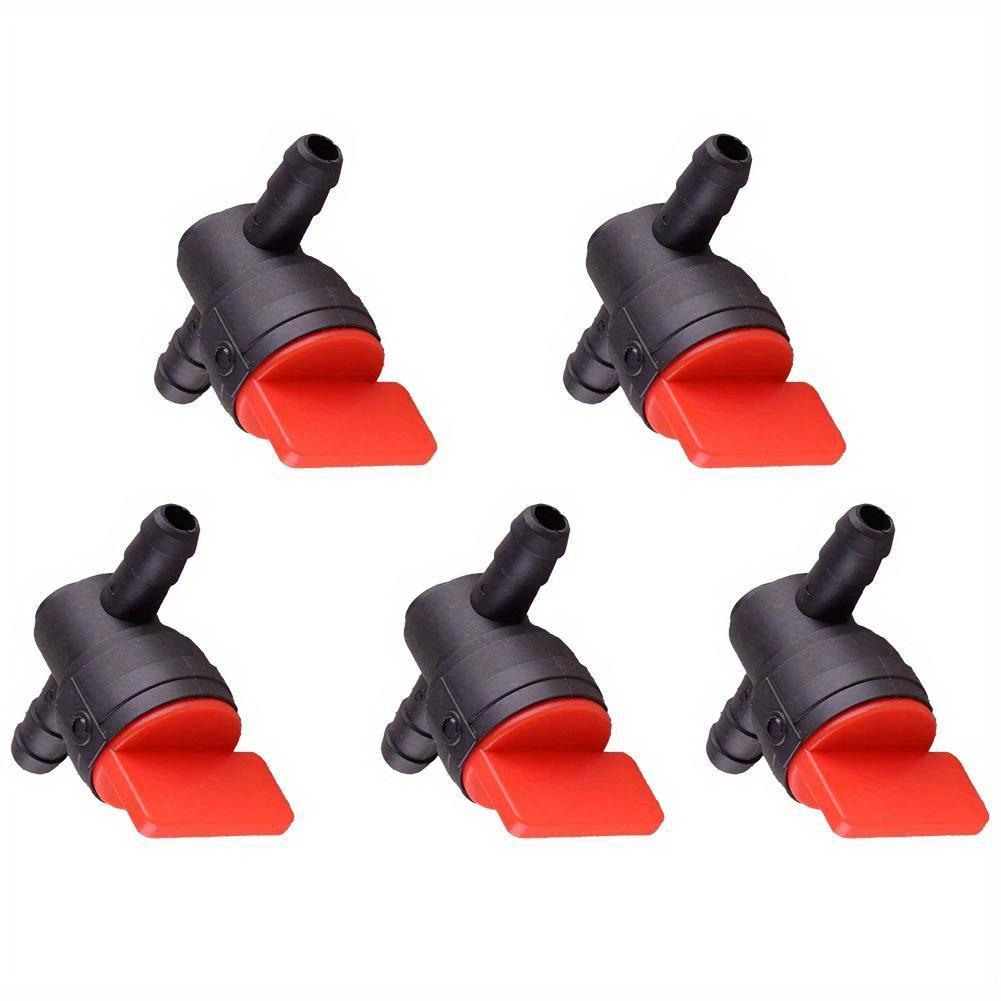 TEMU Set Of 5 Inline Fuel Tap Switches For Motorcycles, Quads, Atvs, And Cars, Designed To Control Fuel Flow, Without Battery