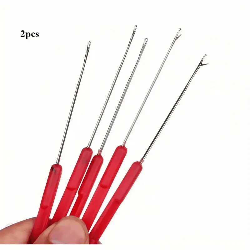 TEMU 2/4pcs Of Beading Tools, Decorative Thread Winding Tools, Ultra-sharp Tools, Fine Crochet Hooks, Handmade Shoe And Hat Weaving Tools, Crochet Supplies