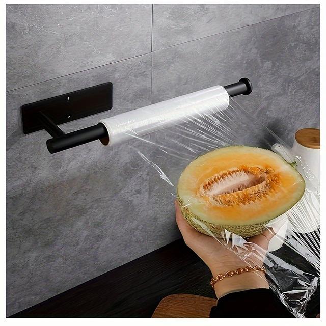 TEMU Stainless Steel Paper Towel Holder, Wall Mounted And Under Cabinet Self Adhesive Installation Options, Suitable For Kitchen