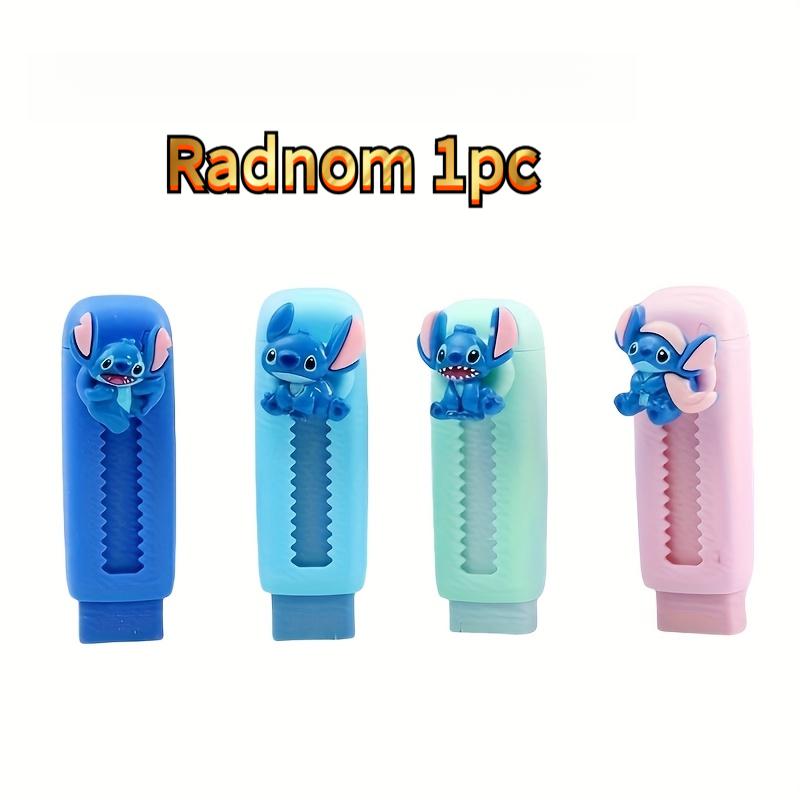 TEMU (with Authorization) 1pc, A Stitch-themed Design Eraser - Made Of Creative Material, Featuring A Sliding Design For . Suitable For Office, School And Daily Use.