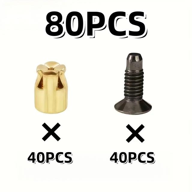 TEMU 24/40/80 db Újrahasználható Zsanér Hosszabbító Betét - Tartós Fém Bútorcsatlakozók, Zökkenőmentes Design, Aranyozott