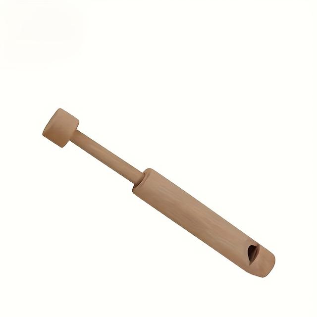 TEMU Handgjord fågelskrikpipa - ett portabelt träinstrument med pluggdesign, lätt att bära, för utomhusunderhållning och naturlig musik