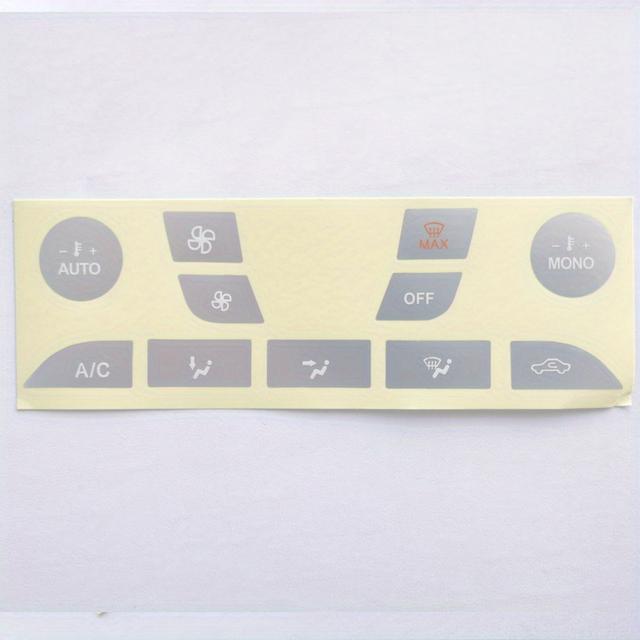 TEMU Car Button Repair Sticker Air Conditioner Switch Repair Decal Suitable For Focus 1999-2005