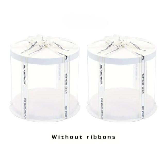 TEMU Gift For Her/him 2 Gift Box (no Flowers), Transparent Gift Box, Suitable For Flower, Handicraft And Gift Packaging - Suitable For Wedding, Birthday, Anniversary