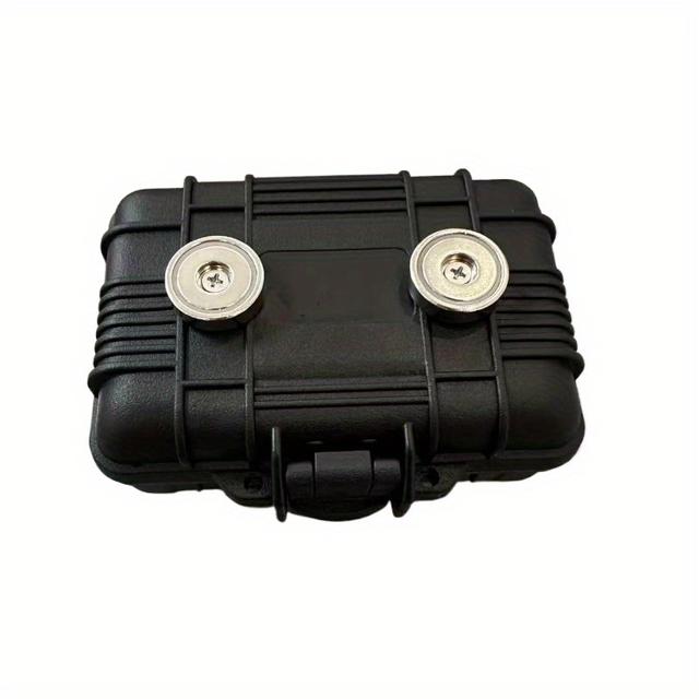 TEMU Heavy Duty Magnetic Hidden Safe Waterproof Sealed Storage Box With Strong Magnets, Mounts On Car Bottom, Fridge & Metal Surfaces