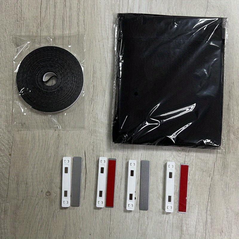 TEMU 1pc Magnetic Window Screen, High Cut And Installed Without Punching, Prevention Device