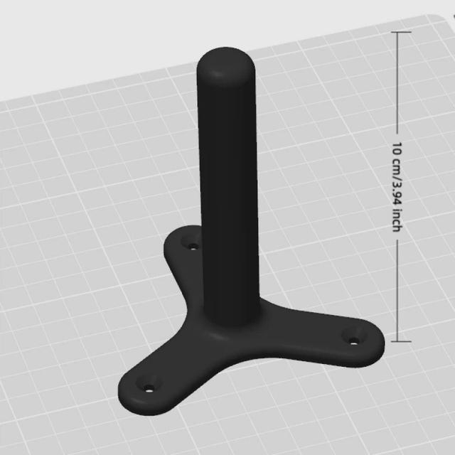 TEMU Wall Mount Bracket For 125mm Angle Grinder | Space Saving Tool Storage Rack For Garage Workshop, Heavy Duty Grinder Holder Hanger, , Plastic Material, Ideal For Enthusiasts And Tradespersons