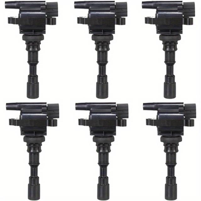 TEMU 6pcs Auto Ignition Coils Compatible For Sorento 3.5l V6 2003-2006 Part No. 27300-39800