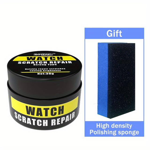 TEMU Scratch Repair Cream For Watch Polishing - Removes Scratches & Oxidation, Restores Shine To Metal Frames, Stainless Steel & Plastic Jewelry - No Assembly Needed