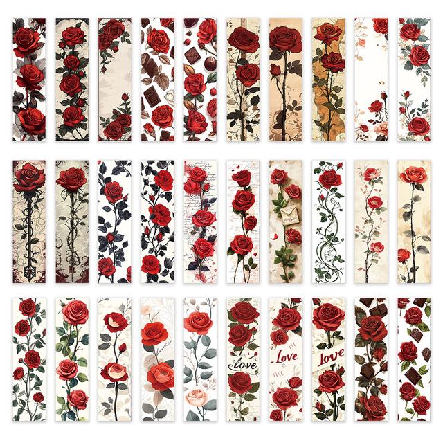 TEMU 32 marcapáginas decorativas florales con temática de bosque romántico y diseño , perfectas para Año , , Navidad, aniversarios y regalos de boda. marcapáginas artísticos son asequibles y .