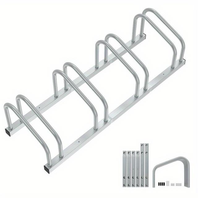 TEMU Fahrradparkplatzständer geeignet für 30-65mm breite Reifen Boden- und Wandmontage Fahrradständer Metall Platzsparende
