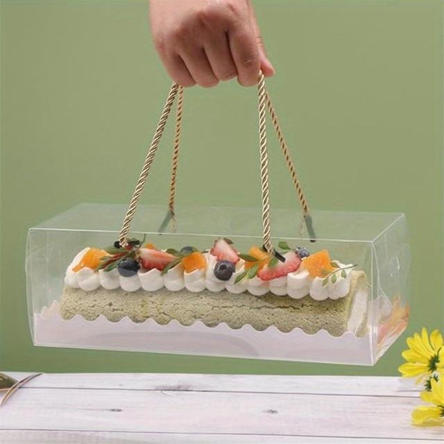 TEMU 12er-Set Mini-Kuchen- & Cupcake-Boxen mit Klaren Deckeln - Perfekt für Kinderessen, Gebäck, Kekse & Mehr - Einweg-Plastikbehälter für Küche & Restaurantgebrauch