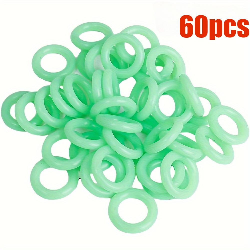 TEMU 60pcs Tent , Luminous Tent Peg Ring, Night Camping Safety Mark Ring For Tent Stakes Pegs, Camping Additions
